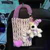 Love pattern Car Mounted Garbage Bin Cute Auto Seat Back Storage Bag  Car Interior Accessories
