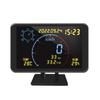 DC5-24V Car GPS Multi-function Speedometer HUD Head-up Display Compass Altitude Temperature Humidity