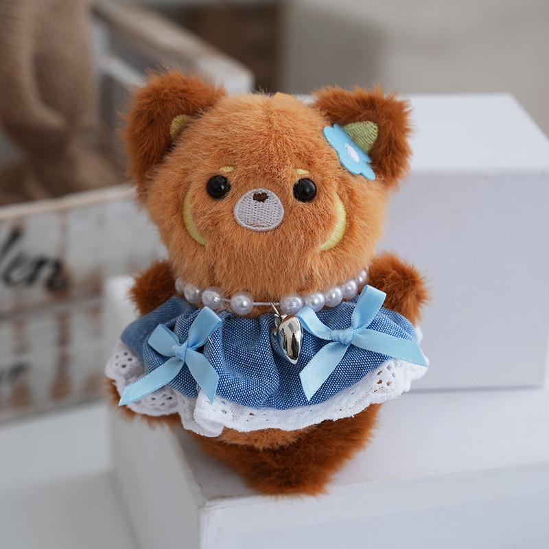 Милый плюшевый брелок Панда с мягким наполнителем из полипропиленового хлопка для аксессуаров для сумки