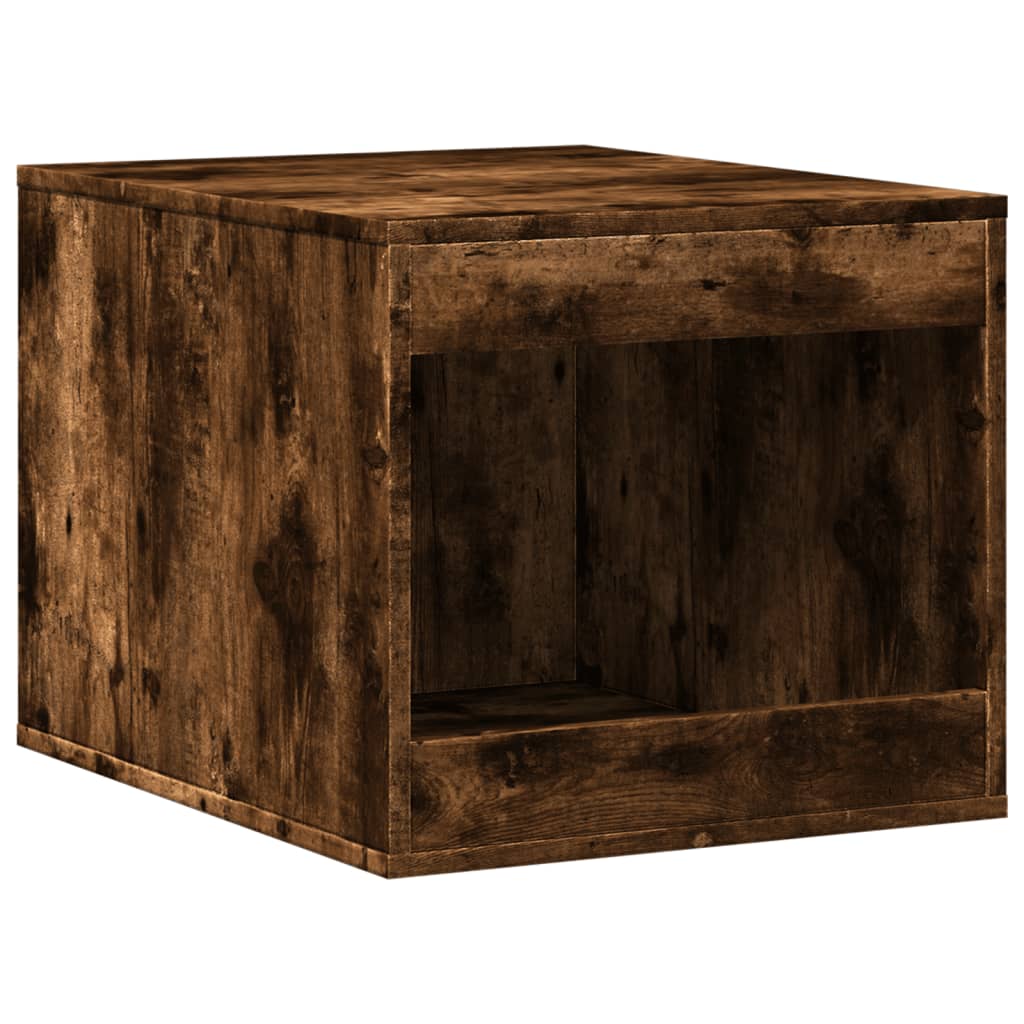 Cat Litter Box Smoked Oak 47x59x42 cm Wood Based Panel