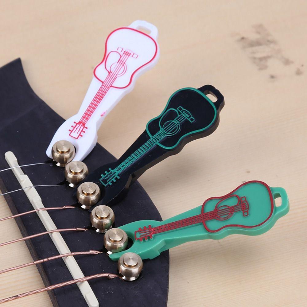 1Pcs Strap Retainer System Locking Button Pins Locking End Stud for Acoustic Bass Guitar