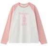 Milkfed Kitten Baseball KITTEN TEE Medium Tee, B/B 103244011007, LtPINK,