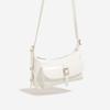 Vintage Oil Wax Leather Shoulder Crossbody Bag, Underarm Bag, 2025 New Commuting Versatile Fashion Biker Bag, Small Square Bag for Women