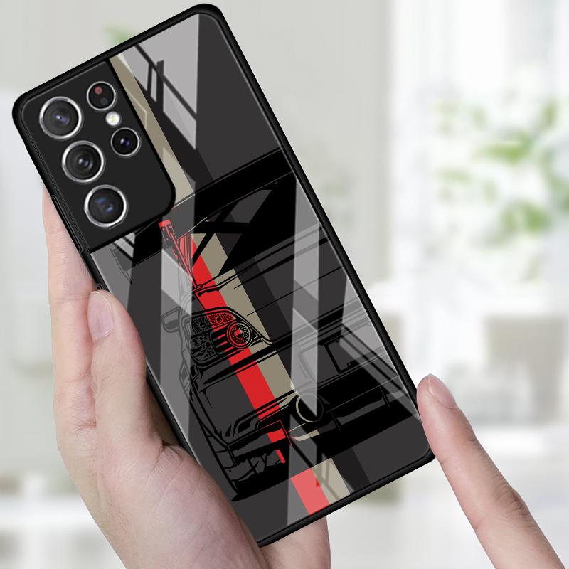 Чехол для телефона для Samsung Galaxy S25 S24 Ultra Note 10 20 8 9 S8 S20 FE S10 S23 Plus S22 S9 S21 Японский дрифт-кар