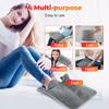 EU Electric Foot Warmer Pad - Detachable Heating Mat with Adjustable Warmth & Auto Power-Off for Home Office Use