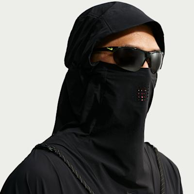 Мужская одежда Nike с технологией Quick Dry Мужская Черный/Выступающий/Черный С капюшоном Несъемный