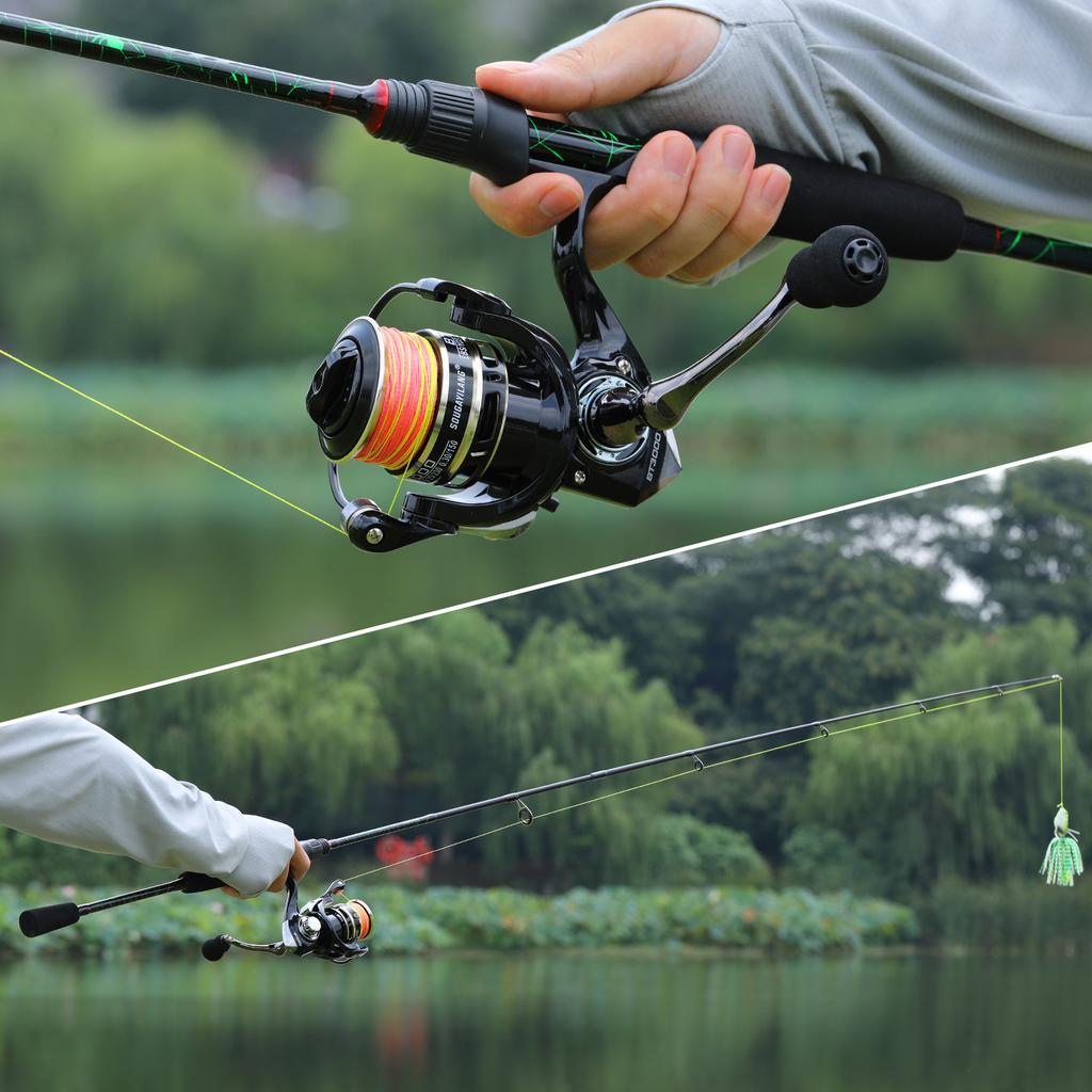 Катушка для спиннинга с высокопрочной алюминиевой шпулей 5.2:1 Передаточное отношение Максимальное сопротивление 10 кг для ловли карпа Pesca