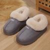 Fashion Women's Flat Warm Faux Fur Snow Boots Winter New Lightweight Slip On Ankle Boots Woman Comfortable Non Slip Slip On Cotton Shoes
