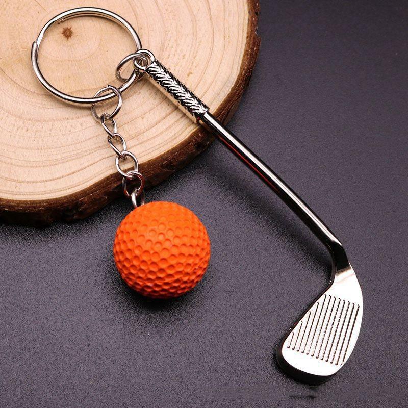 Golf Ball Key Chain Pendant: Add a Sporty Touch to Your Look! Perfect Gift for Golf Enthusiasts