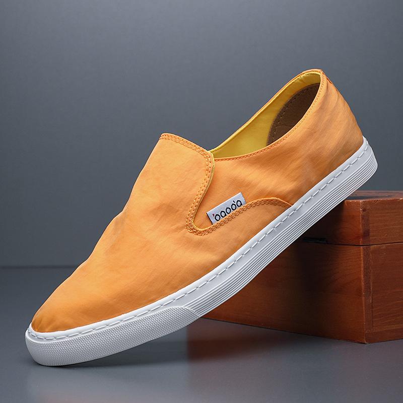 Men Spring and Summer Simple Canvas Casual Shoes