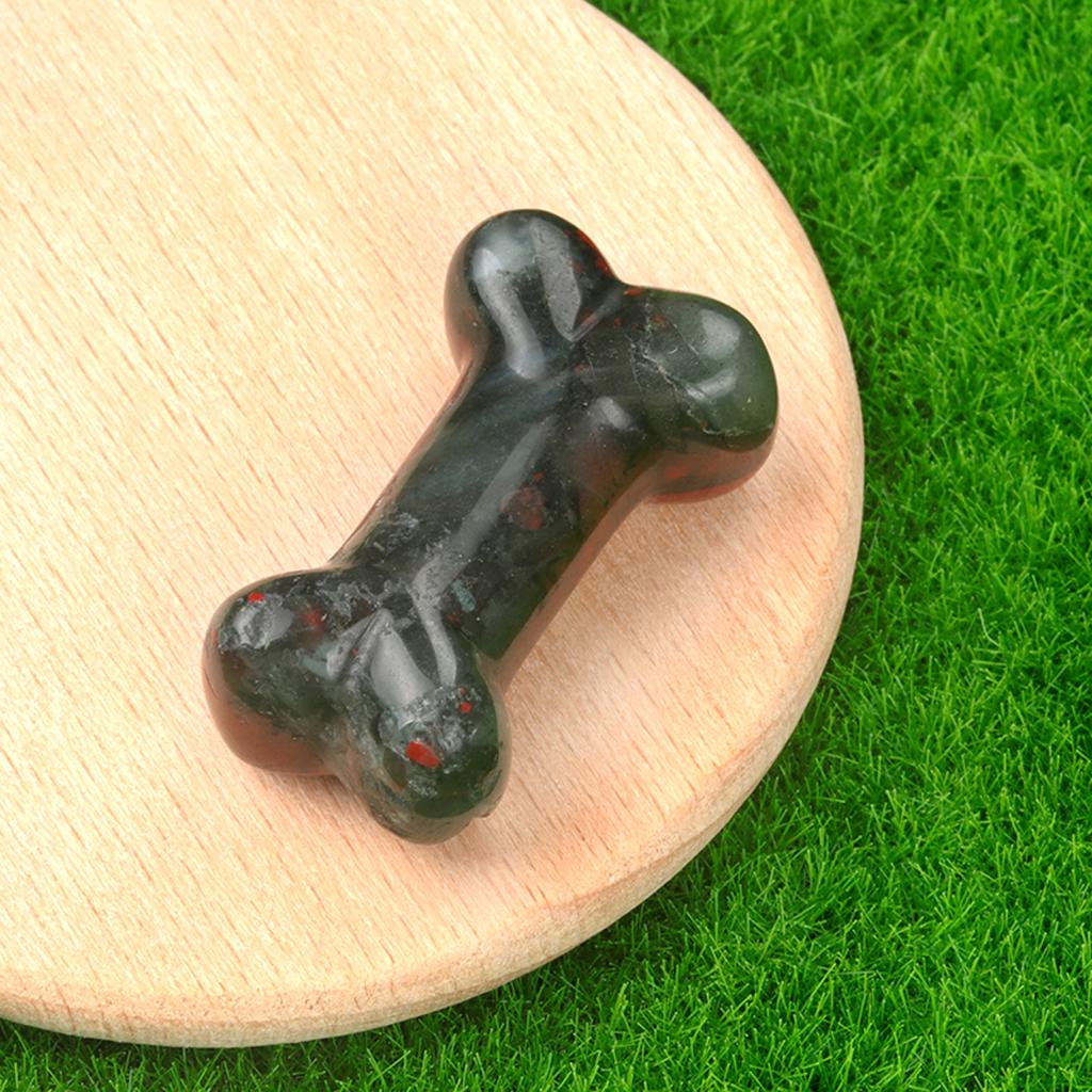 1 шт. мини-духовный исцеляющий хрустальный орнамент, украшение в форме кости, натуральный камень, драгоценный камень для украшения питомника или домашнего интерьера, ювелирные изделия 34x20 мм