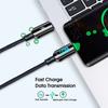 60 Вт кабель для быстрой зарядки типа C со светодиодным цифровым дисплеем, зарядный шнур USB C для iPhone 15 Pro Max, Samsung, Xiaomi, PD, линия передачи данных