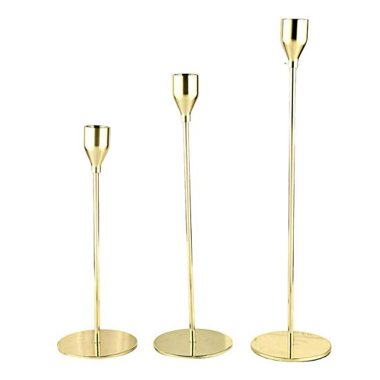 Металлический подсвечник настольный подсвечник для высоких конических свечей современный домашний декор