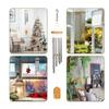 Wind Chimes Tubes Outdoor Sympathy Memorial Wind Chimes with Metal Tubes Home Pendant Patio Garden Decoration