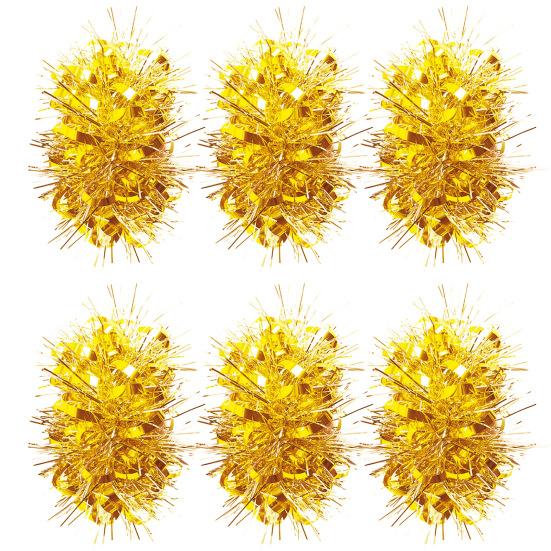 6 шт., помпоны для черлидинга, эластичный браслет, держатель для хвоста, веревки для волос, костюм для вечеринки, подарки, оптом для празднования команды, игры в волейбол