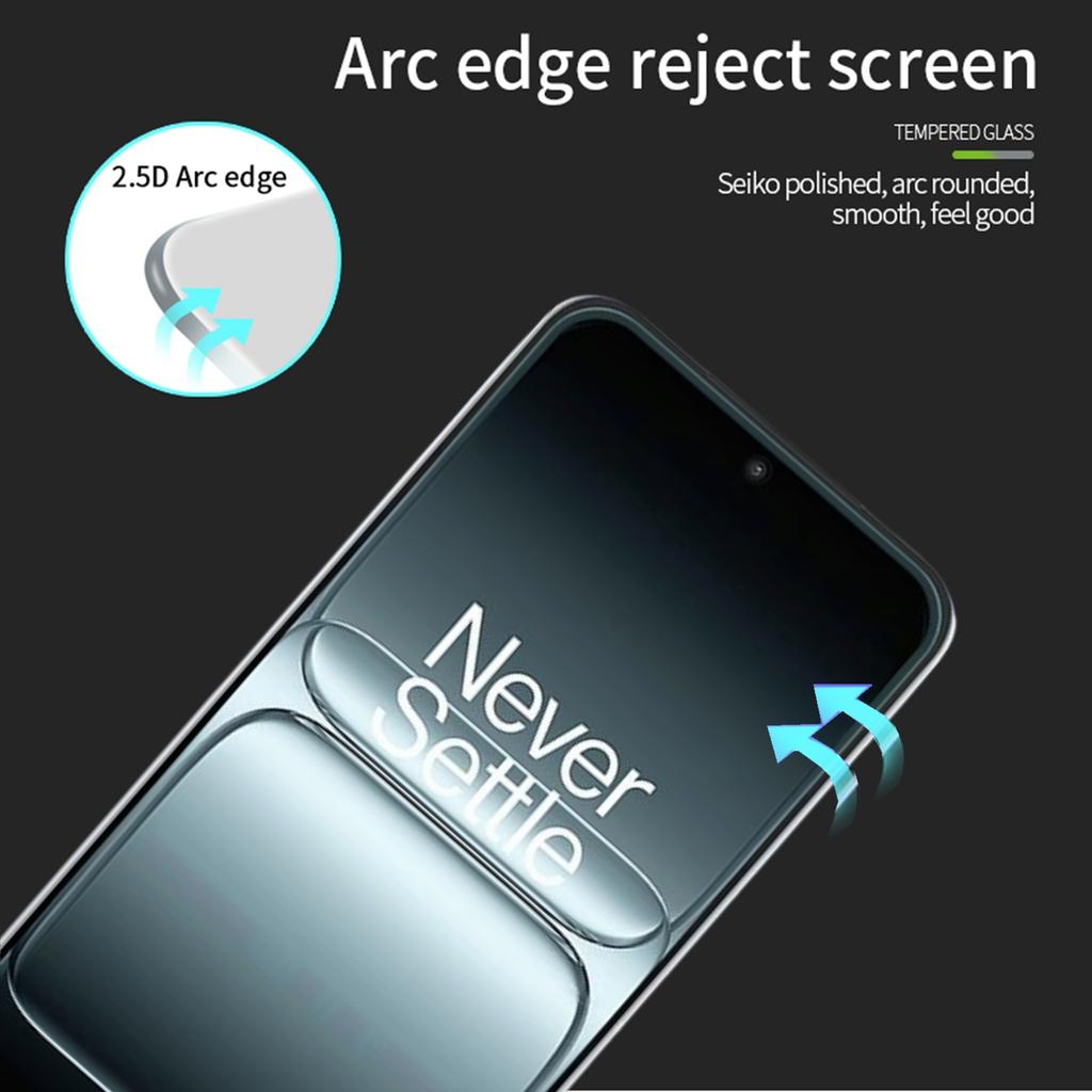 For OnePlus 13T 5G Screen Protector MOFI 9H Full Glue Full Coverage High Aluminum-Silicon Glass Film