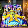 The Masked Green Man Blanket Flannel Throw for Sofa, Indoor, Camping, Living Room, Office, Chair, And Bed Soft Birthday Gift