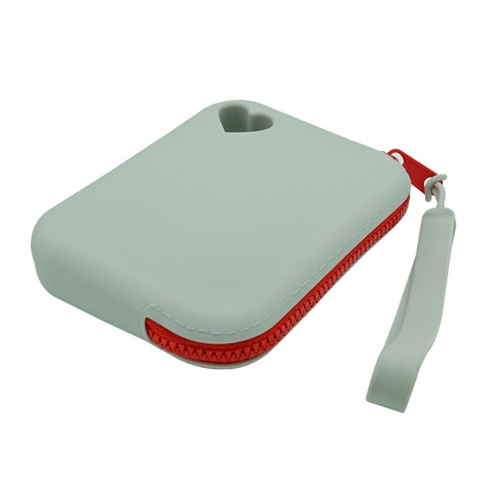 Large Capacity Silicone Storage Bag Silicone Data Cable Portable Key Card Bag Travel