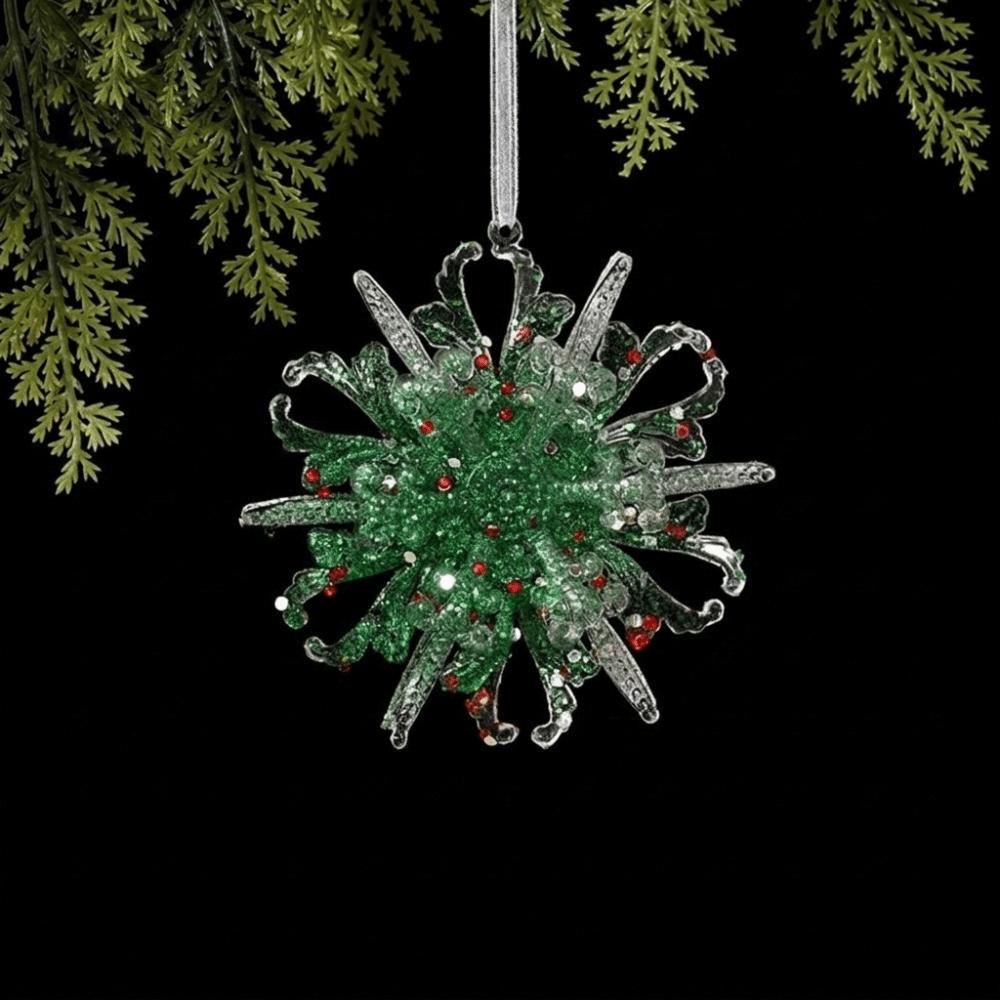 Butterfly Christmas Tree Hanging Decor Glitter Dust Finish Glitter Xmas Tree Ornament Home Party