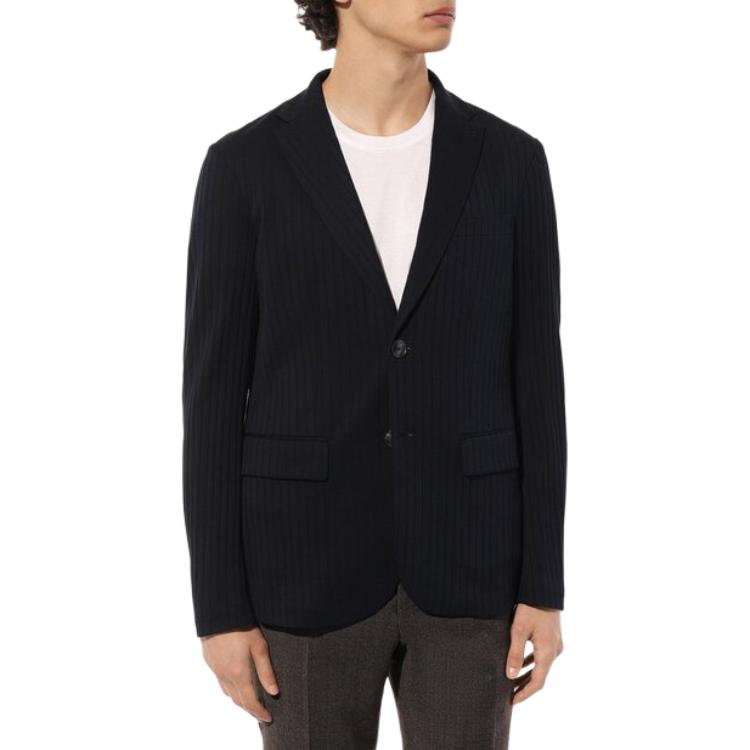 EMPORIO ARMANI Business Suit Coat Men's Black 6R1GQ3-1JGYZ-0099