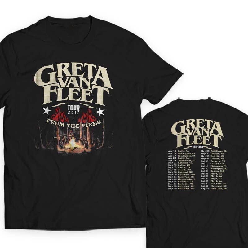 GRETA VAN FLEET Tour Dates 2018 album tour T-Shirt Mens Womens Tees Top S-5XL