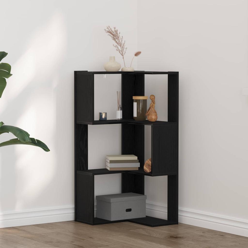 Книжный шкаф Черный дуб 50 x 50 x 102 см
