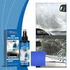 Car Glass Anti-Fog Agent, Anti-Fog for Car Windows, Cleaning, Rain Repellent and Water-Repellent Oil Film Cleaner 1 Set