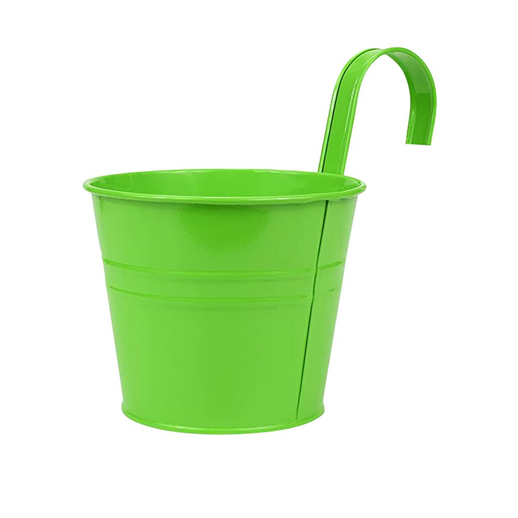 Несъемный крючок, имитация цветочного горшка, железный лист, маленькое ведро с крючком для мяса, железный горшок, ведро, железный лист