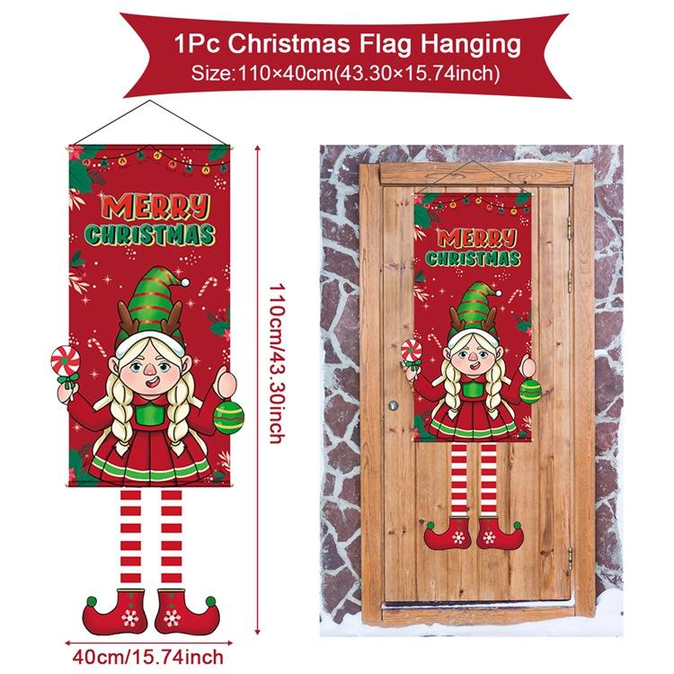 Christmas Hanging Flag Merry Christmas Decorations For Home 2025 Christmas Gifts Christmas Ornaments Navidad Xmas New Year 2026