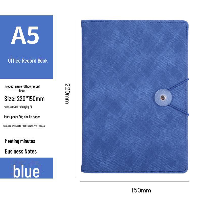 Мягкий кожаный деловой блокнот формата А5 с индивидуальным логотипом