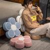 40/50cm Flower Pillows Soft Flower Shaped Floor Cushion for Living Room Bedroom Sofa Couch Winter Warm Decoration