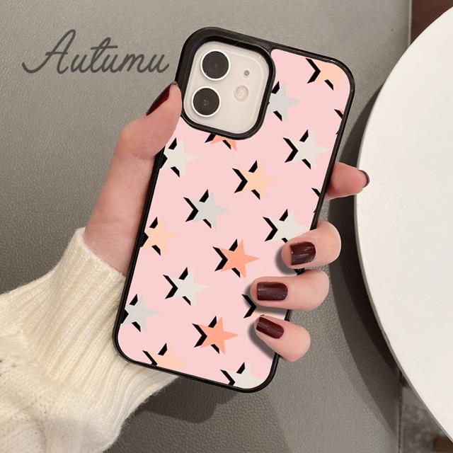 Чехол для телефона с тенями и звездами для iPhone 11 12 13 14 Pro Max mini X XR XS SE 2020 5 6S 7 8 Plus Samsung Galaxy S21 S22