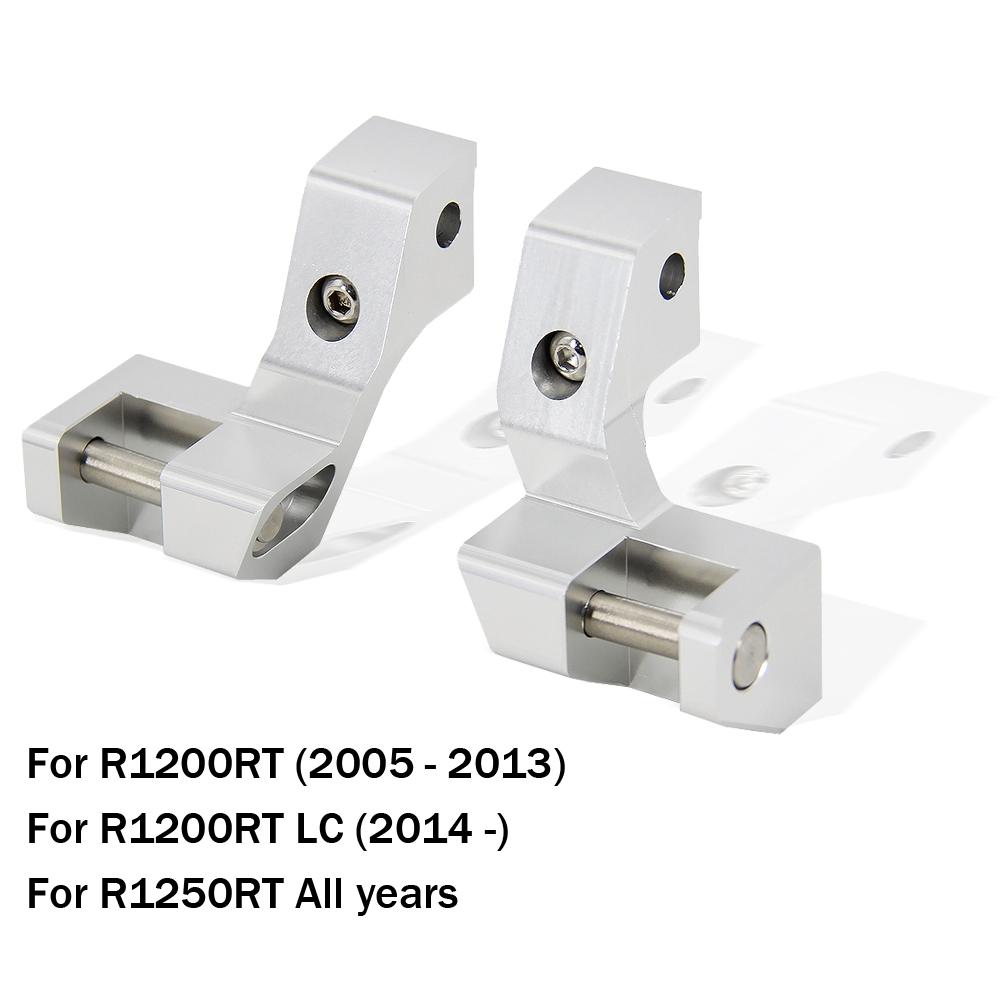 Motorcycle Foot peg Passenger Footpeg Lowering Kit For BMW R1200RT LC 2014- R1200 RT 2005-2013 R1250RT R 1250 RT 2025-2021 -2020