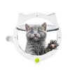 Safe Automatic Cat Door 4 Locking Modes Plastic Cat Door Cat Flap Door Magnetic Exterior Doors