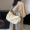 Japanese Simple Commuter Large-Capacity Messenger Bag Female Light Mailman Shoulder Bag College Student Class Bag