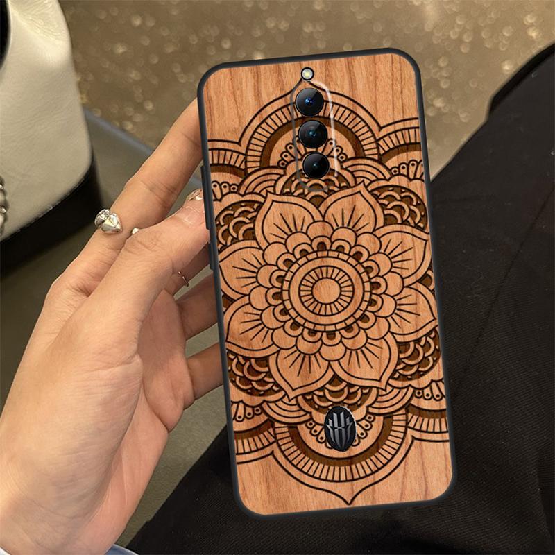 Деревянный чехол для телефона Будда Иисус Гваделупа для Nubia Red Magic 8 8S Pro Plus 6S 7S 6 7 Pro 6R 5G 5S Задняя крышка-накладка