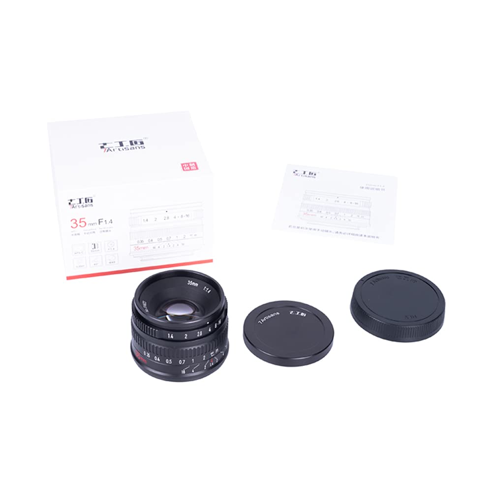 7artisans 35mm Mark Manual Focus Fixed Lens Large Aperture Compatible with Nikon Z Mount Camera Z50Z6 Z7 Z6II F1.4 IIAPS-C