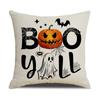 New Halloween Pillowcase Polyester Printed Holiday Home Living Room Sofa Decoration Pillowcase Cushion Cover