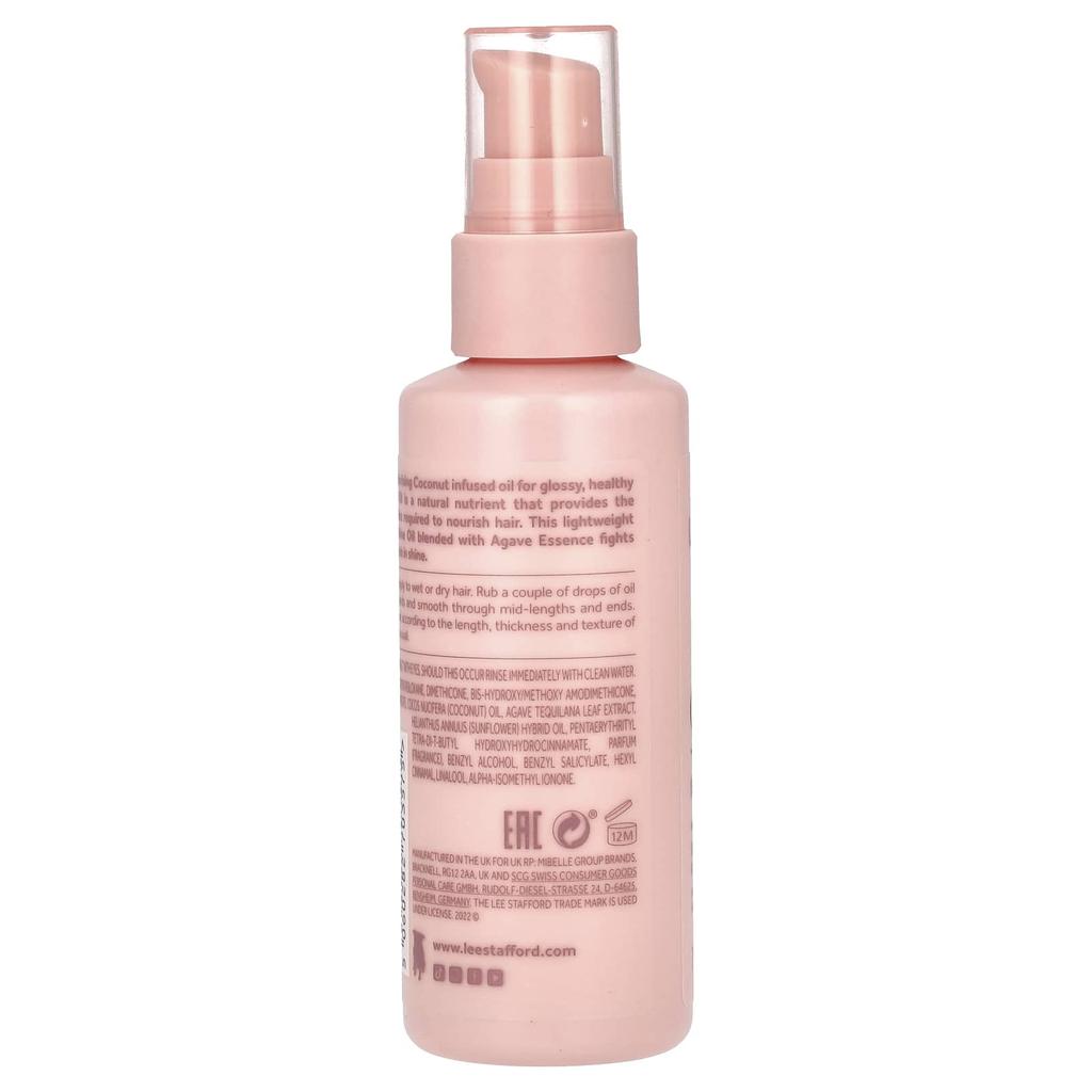 Lee stafford Coco Loco, Масло для блеска, 2,5 жидких унции (75 мл)