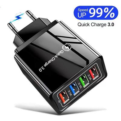 Зарядное устройство USB для телефона Быстрое зарядное устройство QC 3.0 EU / US Plug Настенное зарядное устройство для Samsung iphone 11 Xiaomi Huawei