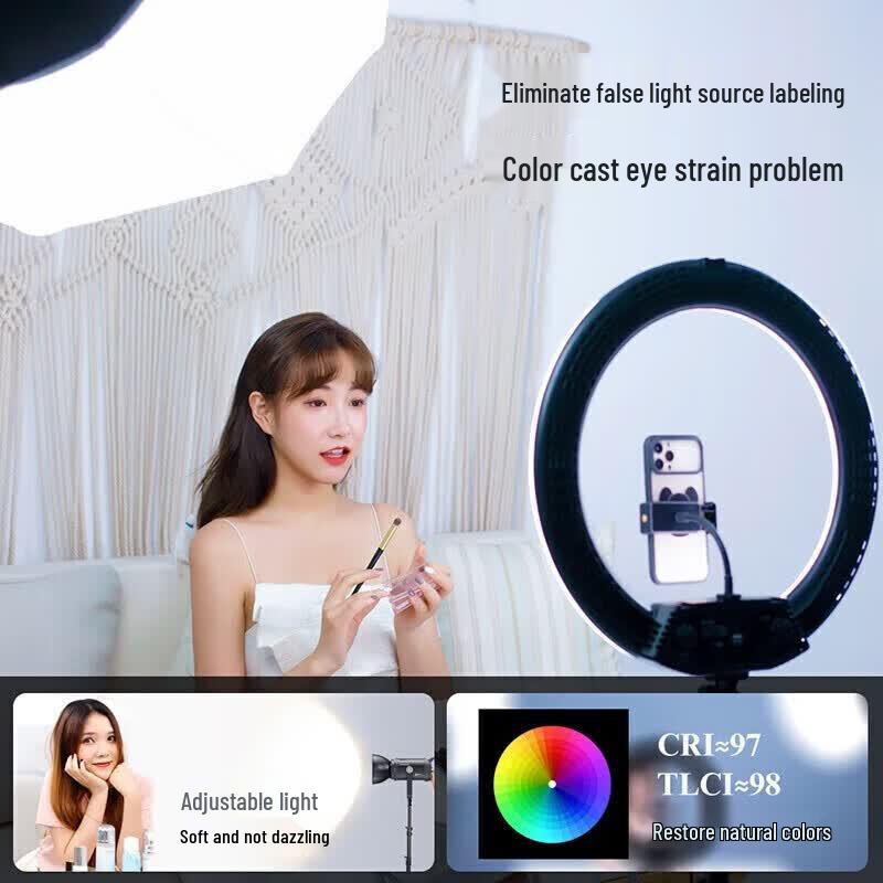 High-Power LED Fill Light for Photography & Live Streaming