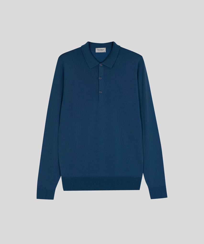 JOHN SMEDLEY Belper Extra Fine Merino Wool Standard Fit Polo Knit Seasonal 9 Colors (A Type)