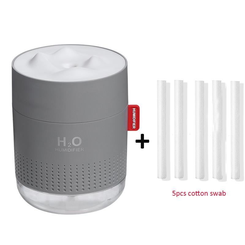 Портативный ультразвуковой увлажнитель воздуха 500 мл Snow Mountain H2o USB ароматический диффузор воздуха с романтическим ночником Humidificador Difusor