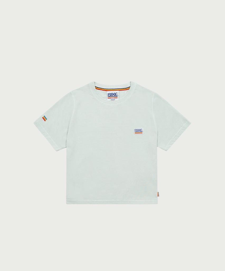 BIKE Basic Logo Women'S Crop T-Shirt _ Light Blue