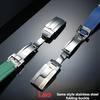 Мягкий резиновый ремешок 20 мм 22 мм для Tudor Black Bay Panda/Pro/Black Shield – Дайверский ремешок с системой быстрой замены и пряжкой из нержавеющей стали