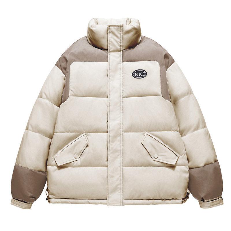 Fashionable Cotton Overcoat for Women - Chic and Classy Stand Collar Parka