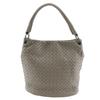 BOTTEGAVENETA Сумка-ведро на плечо Intrecciato серая ягненок женская б/у