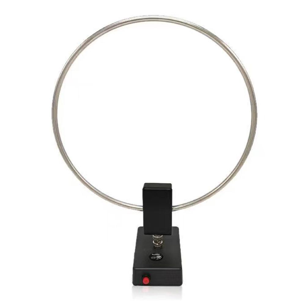 GA800 Active Loop Antenna 10KHz-159MHz HF Short Wave Small Loop Antenna Indoor