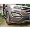 Для Hyundai IX45 SantaFe 2013 2014 2015 2016 2017 2018 Автомобильный стайлинг Накладка Бровь ABS Хром Передний Противотуманный Фонарь Лампа Отделка Рамка Деталь