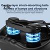 Breathable Bicycle Seat Cushion Cushion, Shock-Absorbing Memory Foam Bike Saddle, Ergonomic Padded Seat, MTB Road Mountain Accessories Universal Fit